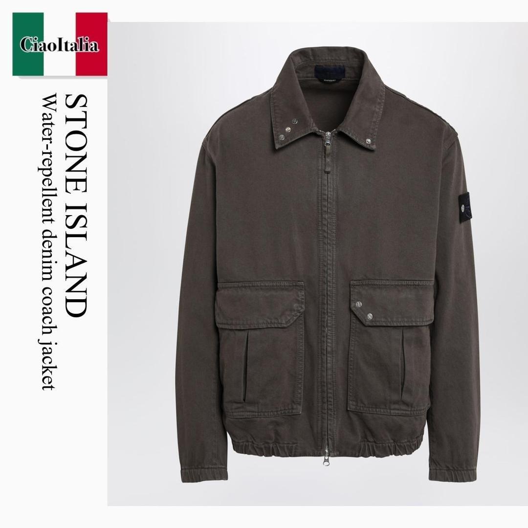 【数量限定・在庫限り・早い者勝ち！】 ストーンアイランド / Stone Island Water-Repellent Denim Coach Jacket / S144100002S0J24 / S144100002S0J24 007C / S144100002S0J24007C / コーチジャケット