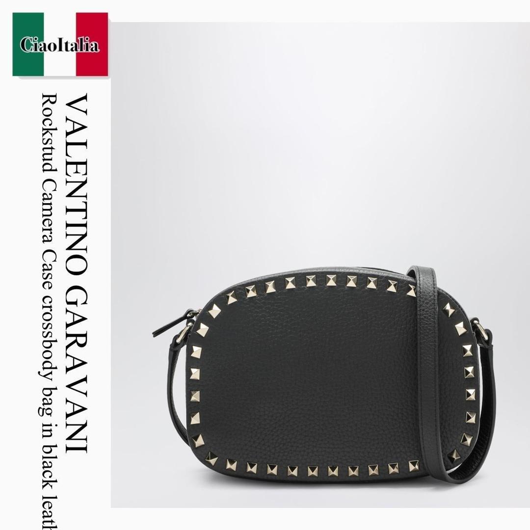 【量目押さえる・店卸し資産極限点・早め者制勝！】 バレンチノ / かばん / 嚢 / Valentino Garavani Rockstud Camera Case Crossbody Bag In Bla / 7W2B0S17VSF / 7W2B0S17VSF 0NO / 7W2B0S17VSF0NO / ショルダーバッグ・ポシェット