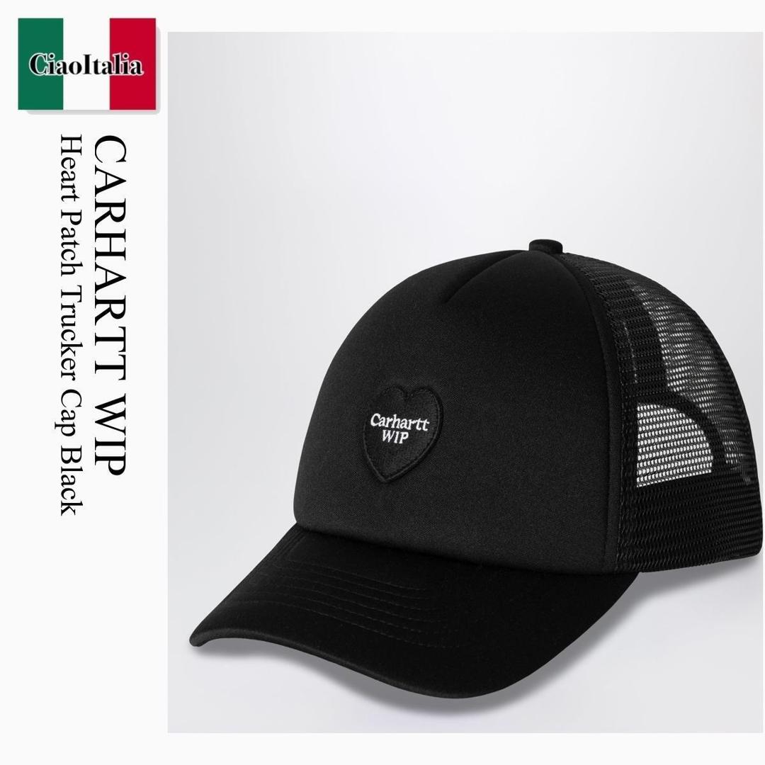【数量限定・在庫限り・早い者勝ち！】 カーハート / Carhartt Wip Heart Patch Trucker Cap Black / I035250 / I035250 89 / I03525089 / キャップ｜Ciao Italia