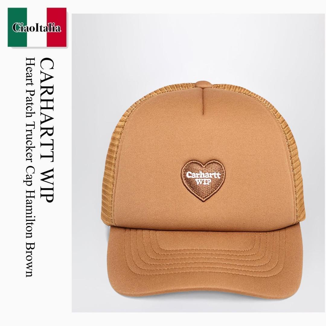 【数量限定・在庫限り・早い者勝ち！】 カーハート / Carhartt Wip Heart Patch Trucker Cap Hamilton Brown / I035250 / I035250 HZ / I035250HZ / キャップ｜Ciao Italia