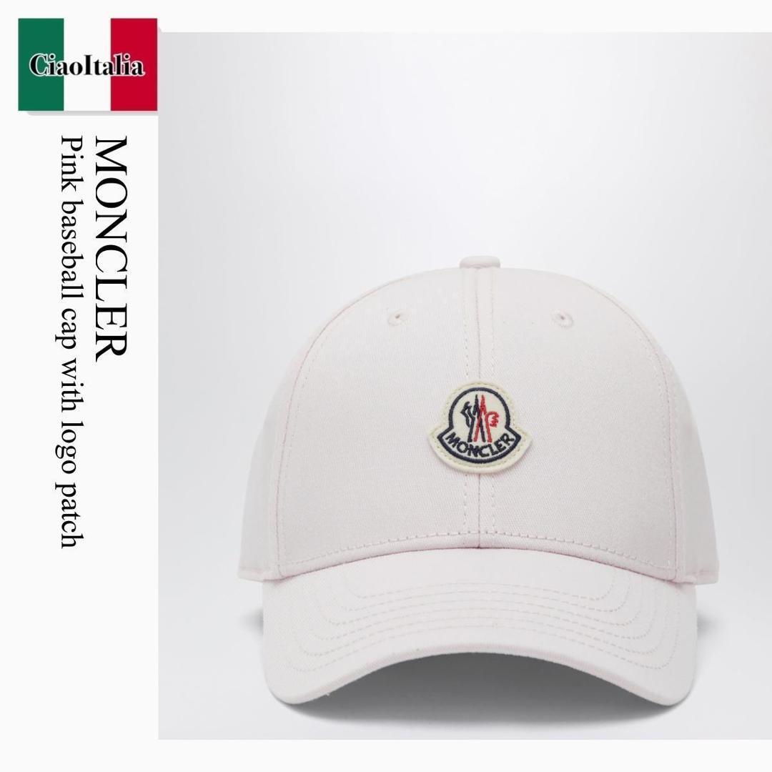 【寸法押さえる・店卸し資産境界線・早め者制覇！】 モンク軌跡 / Moncler Pink Baseball Cap With Logo Patch / 3B000 506 / 3B000 0804863 506 / 3B0000804863506 / 旗がしら