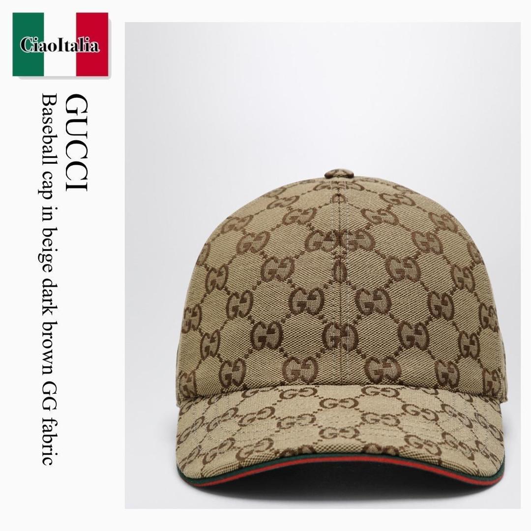 【物量制限事項・店卸し資産極限点・早め者制覇！】 グッチ / Gucci Baseball Cap In Beige Dark Brown Gg Fabric / 857596 3HBIM / 857596 3HBIM 2566 / 8575963HBIM2566 / 旗がしら