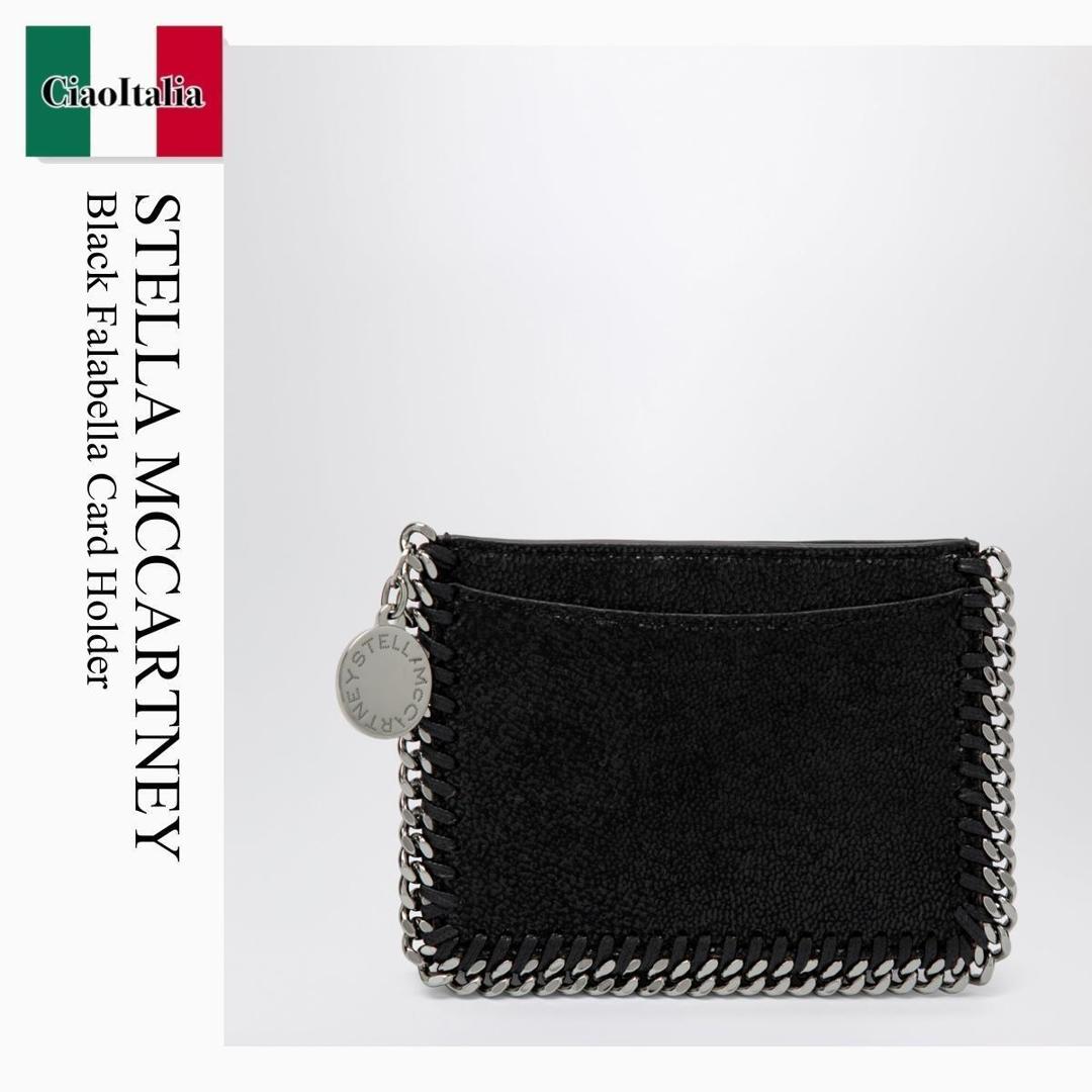 【分量制限事項・店卸し資産区分け・早め者白星！】 ステラ・マッカートニー / Stella Mccartney Black Falabella Card Holder / 7P0073 W9132 / 7P0073 W9132 1000 / 7P0073W91321000 / 歌留多入れもの・名刺入れ
