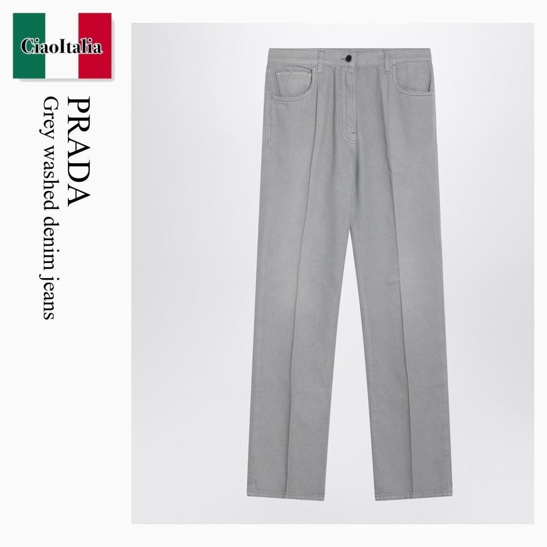 【分量制限事項・店卸し資産区分け・早め者白星！】 プラダ / Prada Grey Washed Denim Jeans / GFP545 F01AY / GFP545 OOO18NF F01AY / GFP545OOO18NFF01AY / ジーンズ・ジーパン