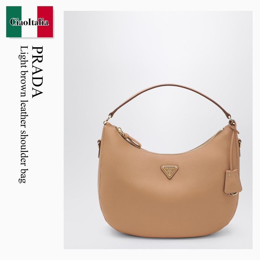【分量制限事項・店卸し資産区分け・早め者白星！】 プラダ / かばん / 鞄 / Prada Light Brown Leather Shoulder Bag / 1BC273 F0018 / 1BC273 OOO2CYS F0018 / 1BC273OOO2CYSF0018 / ショルダーバッグ・ポシェット