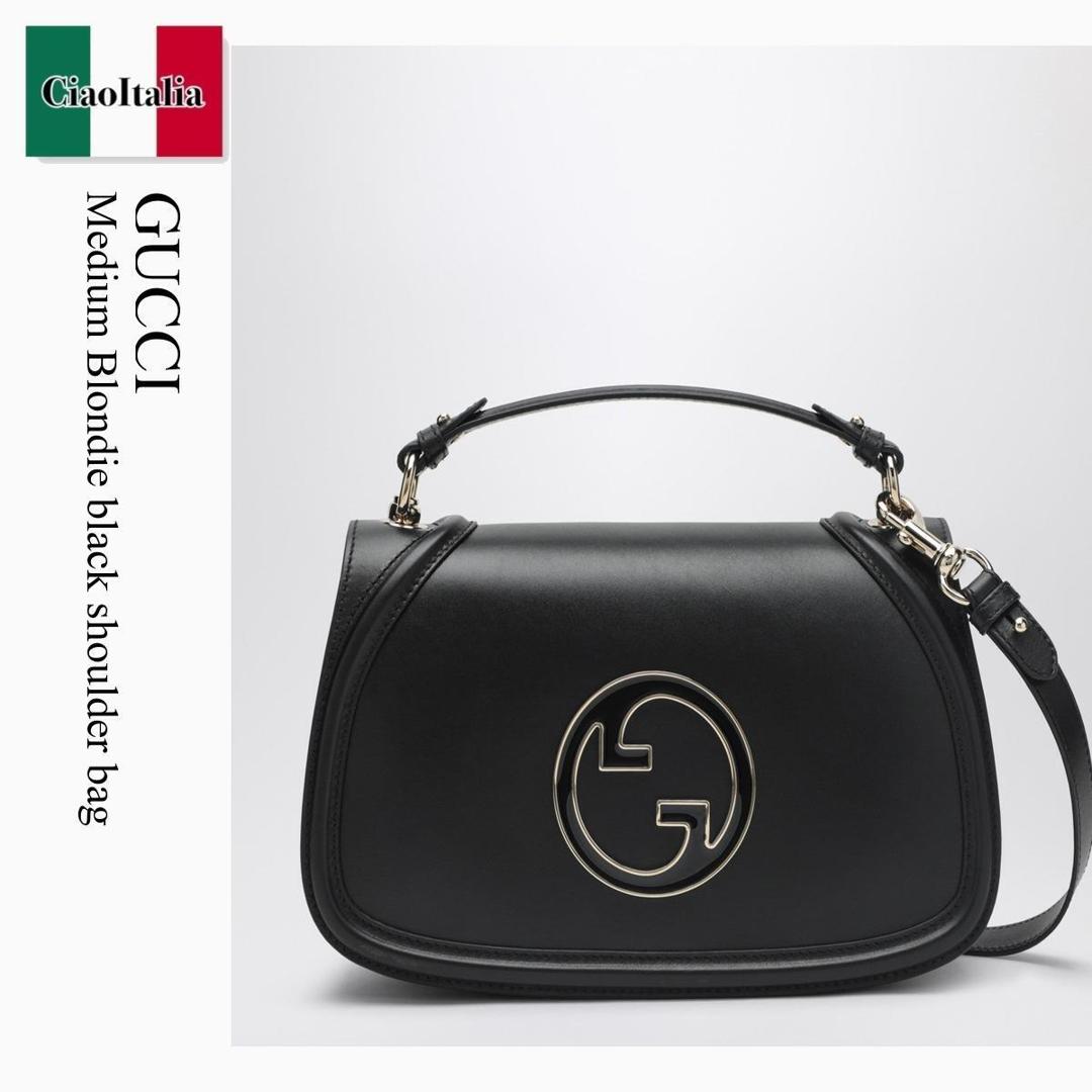 【分量制限事項・店卸し資産区分け・早め者白星！】 グッチ / かばん / 鞄 / Gucci Medium Blondie Black Shoulder Bag / 815719 AAEEX / 815719 AAEEX 1000 / 815719AAEEX1000 / ショルダーバッグ・ポシェット