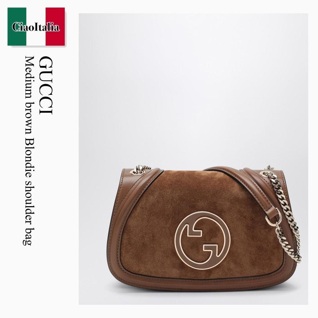 【寸法押さえる・店卸し資産境界線・早め者制覇！】 グッチ / かばん / 袋 / Gucci Medium Brown Blondie Shoulder Bag / 815715 CAAAU / 815715 CAAAU 2808 / 815715CAAAU2808 / ショルダーバッグ・ポシェット