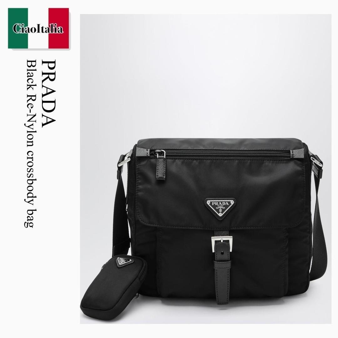 【物量制限事項・店卸し資産極限点・早め者制覇！】 プラダ / かばん / 鞄 / Prada Black Re-Nylon Crossbody Bag / 1BD994 F0002 / 1BD994 B1MRV44 F0002 / 1BD994B1MRV44F0002 / ショルダーバッグ・ポシェット