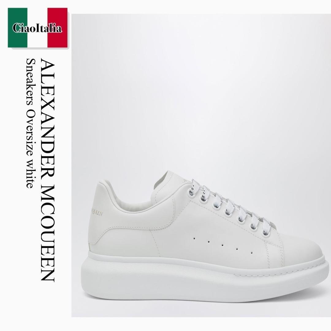 【寸法押さえる・店卸し資産境界線・早め者制覇！】 アレキサンダー・マックイーン / Alexander Mcqueen Sneakers Oversize White / 553680 WIAIG / 553680 WIAIG 9007 / 553680WIAIG9007 / スニーカー