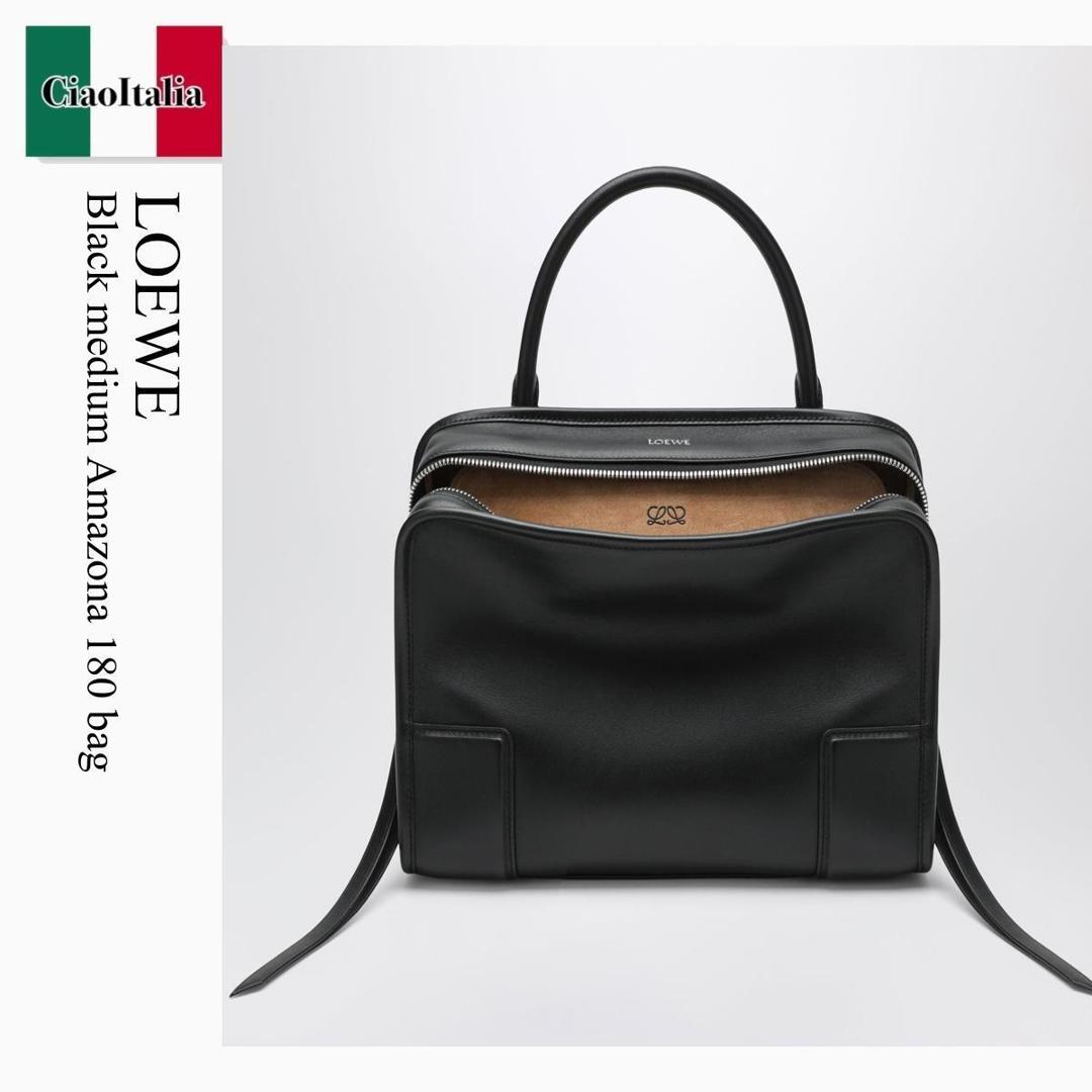 【寸法押さえる・店卸し資産境界線・早め者制覇！】 ロエベ / かばん / 袋 / Loewe Black Medium Amazona 180 Bag / A03918MX01 / A03918MX01 1100 / A03918MX011100 / ハンドバック