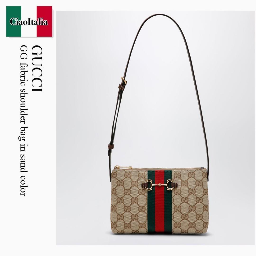 【物量制限事項・店卸し資産極限点・早め者制覇！】 グッチ / かばん / 鞄 / Gucci Gg Fabric Shoulder Bag In Sand Color / 867130 FAF88 / 867130 FAF88 9645 / 867130FAF889645 / ショルダーバッグ・ポシェット