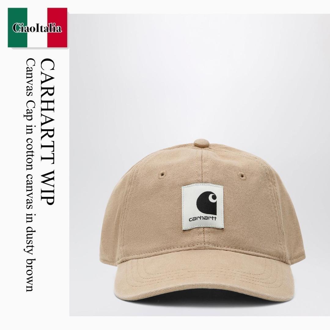 【分量制限事項・店卸し資産区分け・早め者白星！】 鉄道車両ハート型 / Carhartt Wip Canvas Cap In Cotton Canvas In Dusty Brown / I037182 / I037182 07E06 / I03718207E06 / 旗がしら