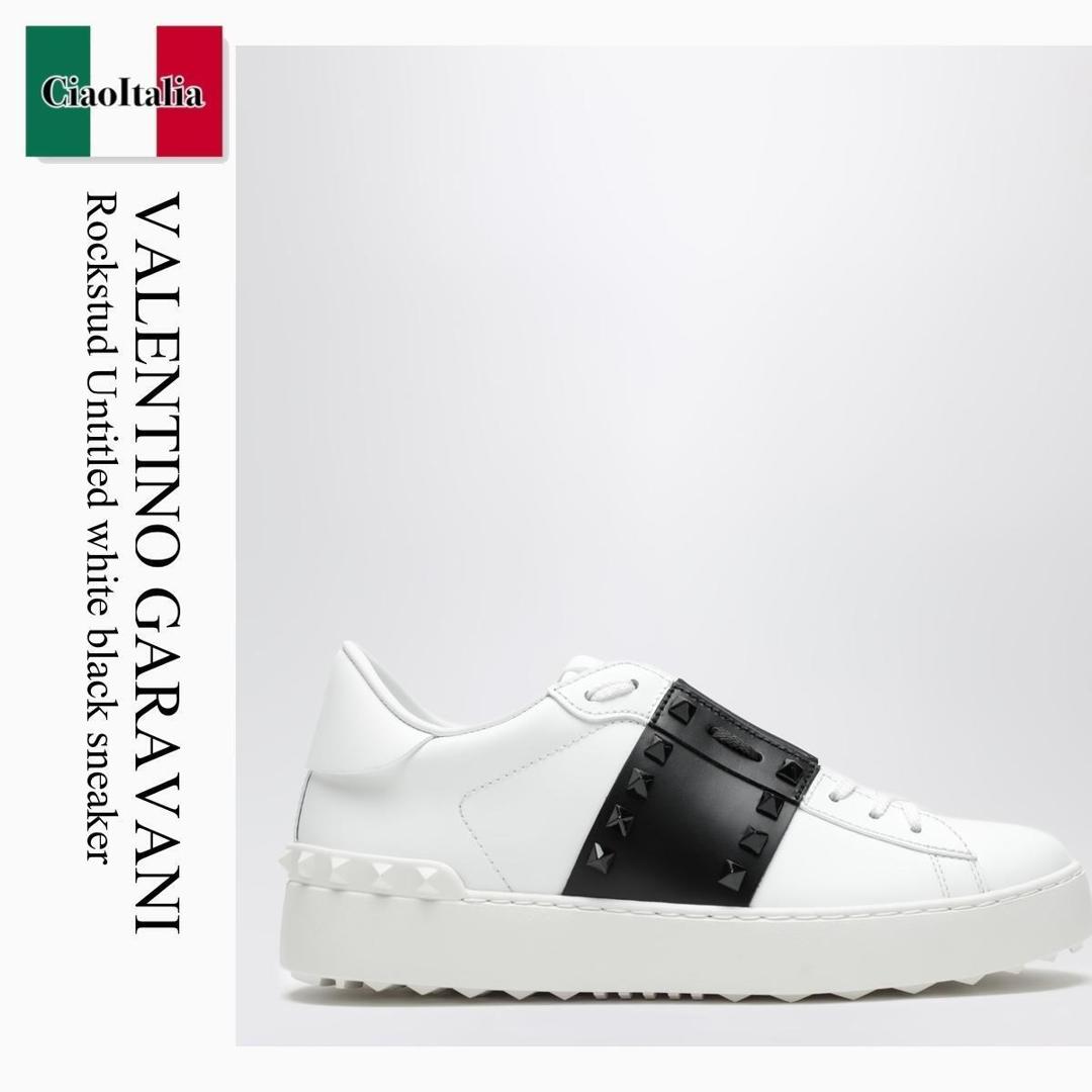 【数量限定・在庫限り・早い者勝ち!】 バレンチノ / Valentino Garavani Rockstud Untitled White Black Sneaker / 9W2S0A01LTU / 9W2S0A01LTU A01 / 9W2S0A01LTUA01 / スニーカー|Ciao Italia