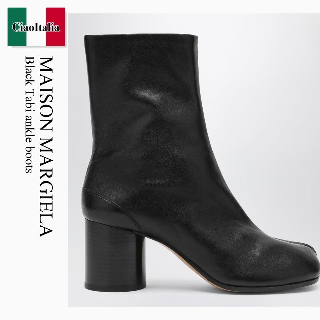 【数量限定・在庫限り・早い者勝ち！】 メゾン マルジェラ / Maison Margiela Black Tabi Ankle Boots / S58WU0246P3753 / S58WU0246P3753 T8013 / S58WU0246P3753T8013 / ショートブーツ・ブーティ｜Ciao Italia