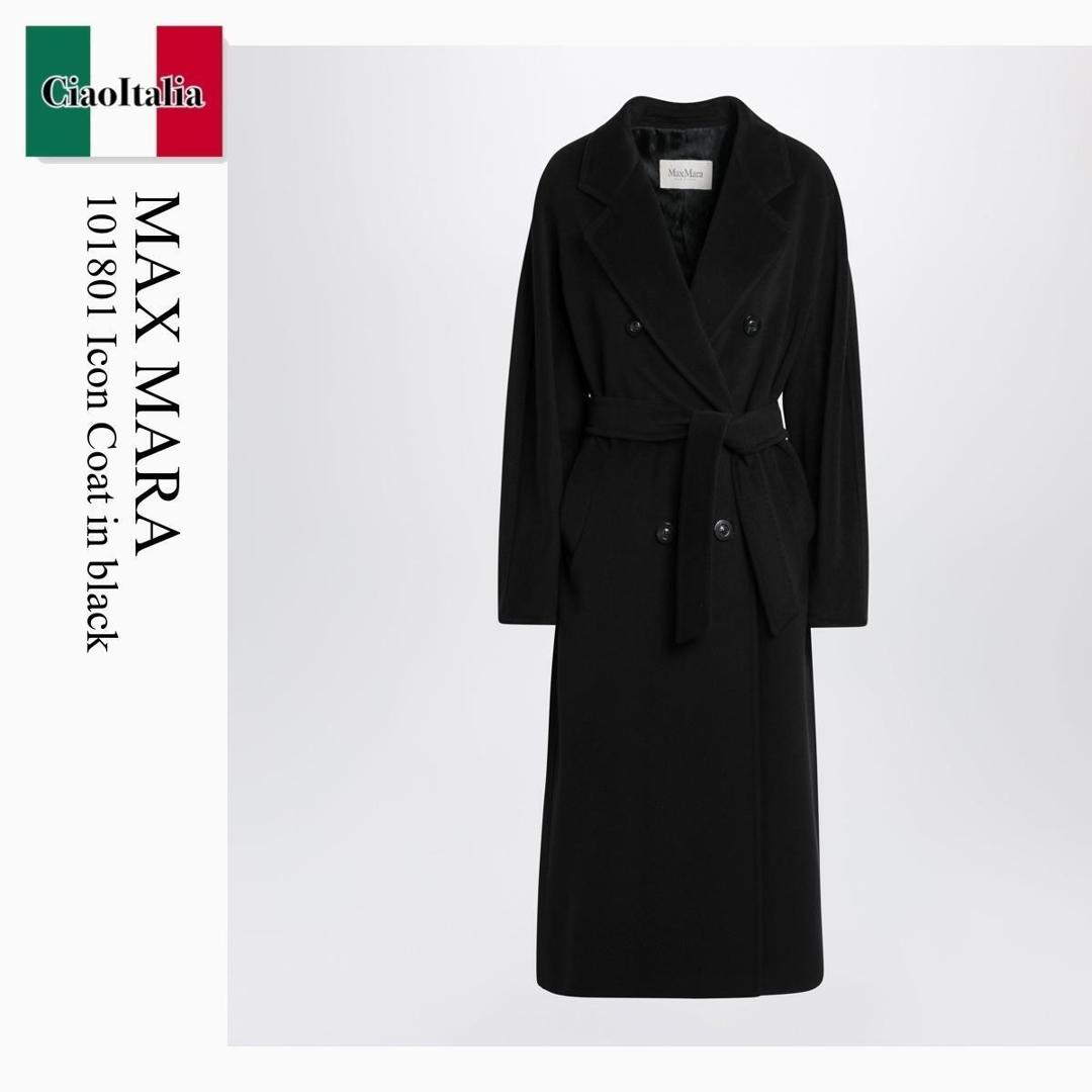 【数量限定・在庫限り・早い者勝ち！】 マックスマーラ / Max Mara 101801 Icon Coat In Black / MADAME / MADAME 003 / MADAME003 / コート｜Ciao Italia