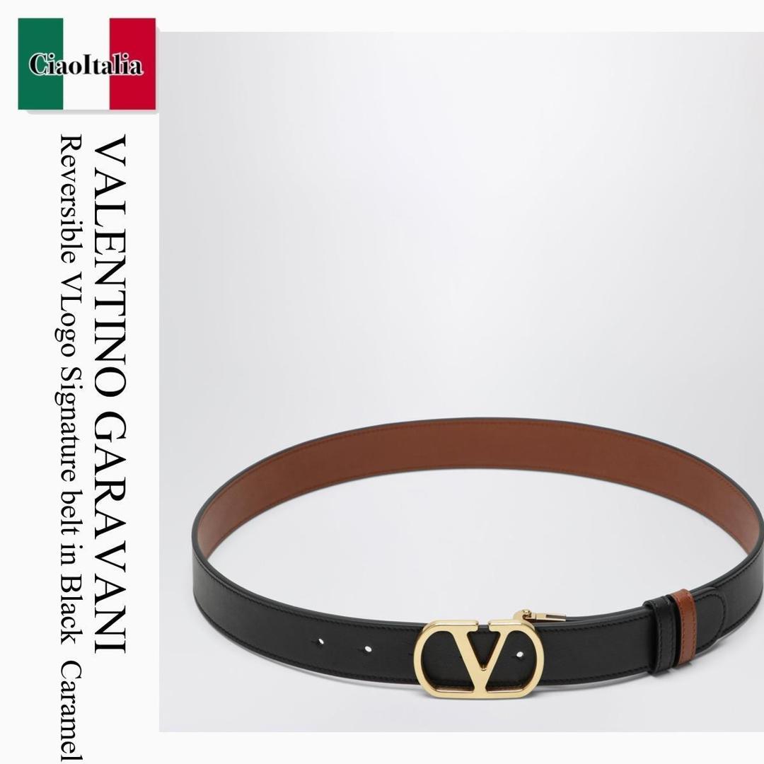 【数量限定・在庫限り・早い者勝ち!】 バレンチノ / Valentino Garavani Reversible Vlogo Signature Belt In Black / 9W2T0SQ3ZDM / 9W2T0SQ3ZDM DRN / 9W2T0SQ3ZDMDRN / ベルト|Ciao Italia