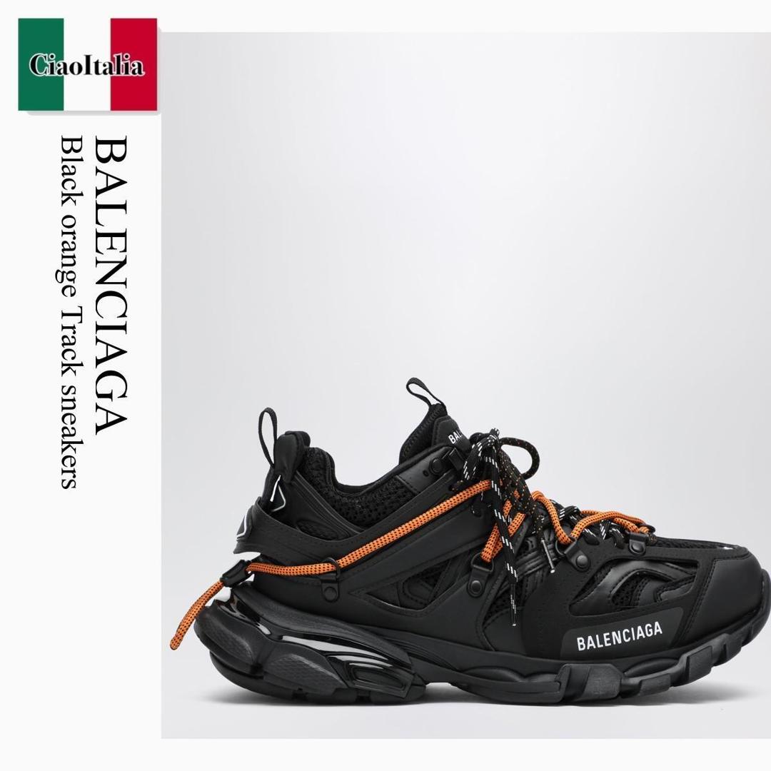 【数量限定・在庫限り・早い者勝ち！】 バレンシアガ / Balenciaga Black Orange Track Sneakers / 800592 WTRHK / 800592 WTRHK 1000 / 800592WTRHK1000 / スニーカー｜Ciao Italia