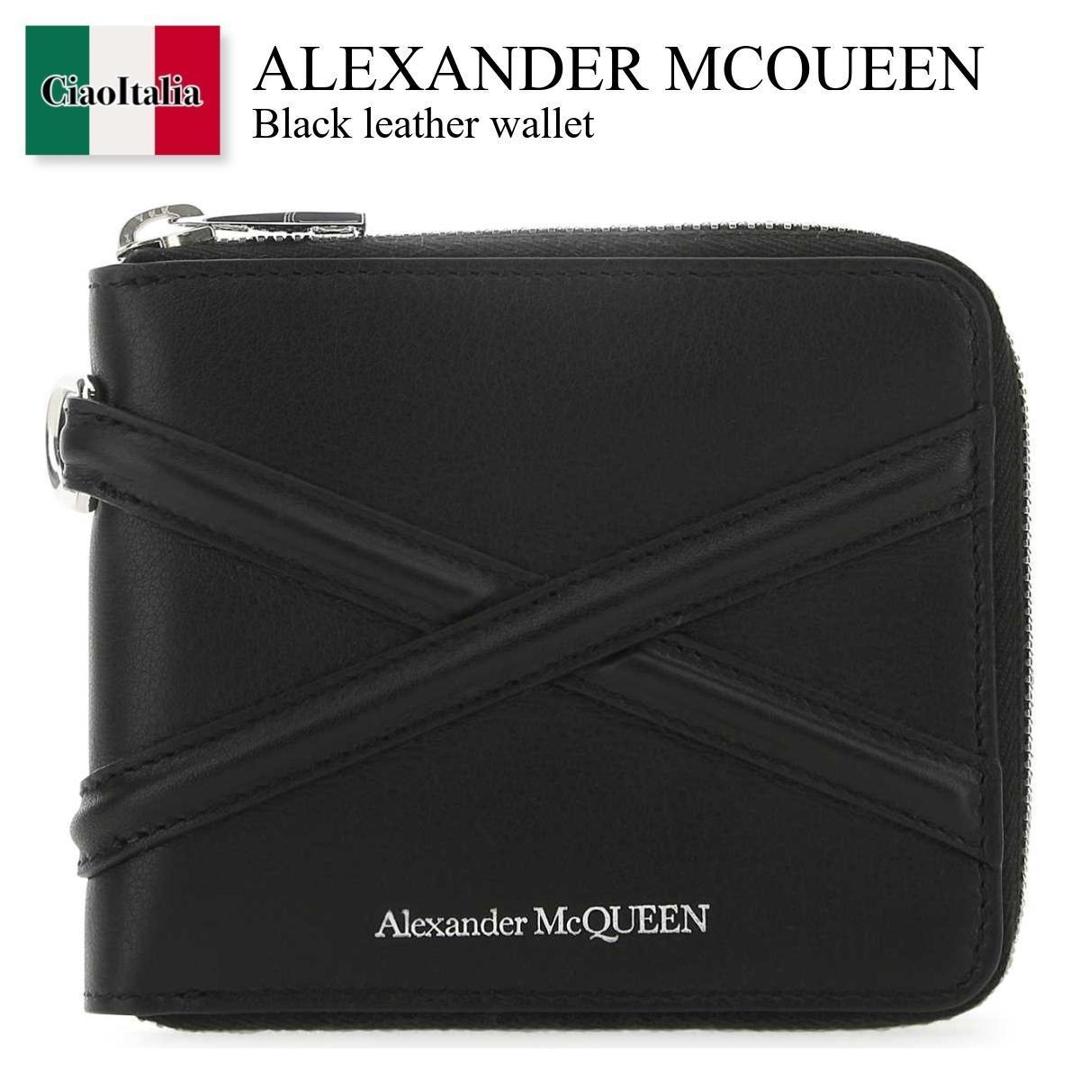 Alexander McQueen 三つ折り財布 黒 楽天市場】□新品同様□ ALEXANDER McQUEEN アレキサンダー