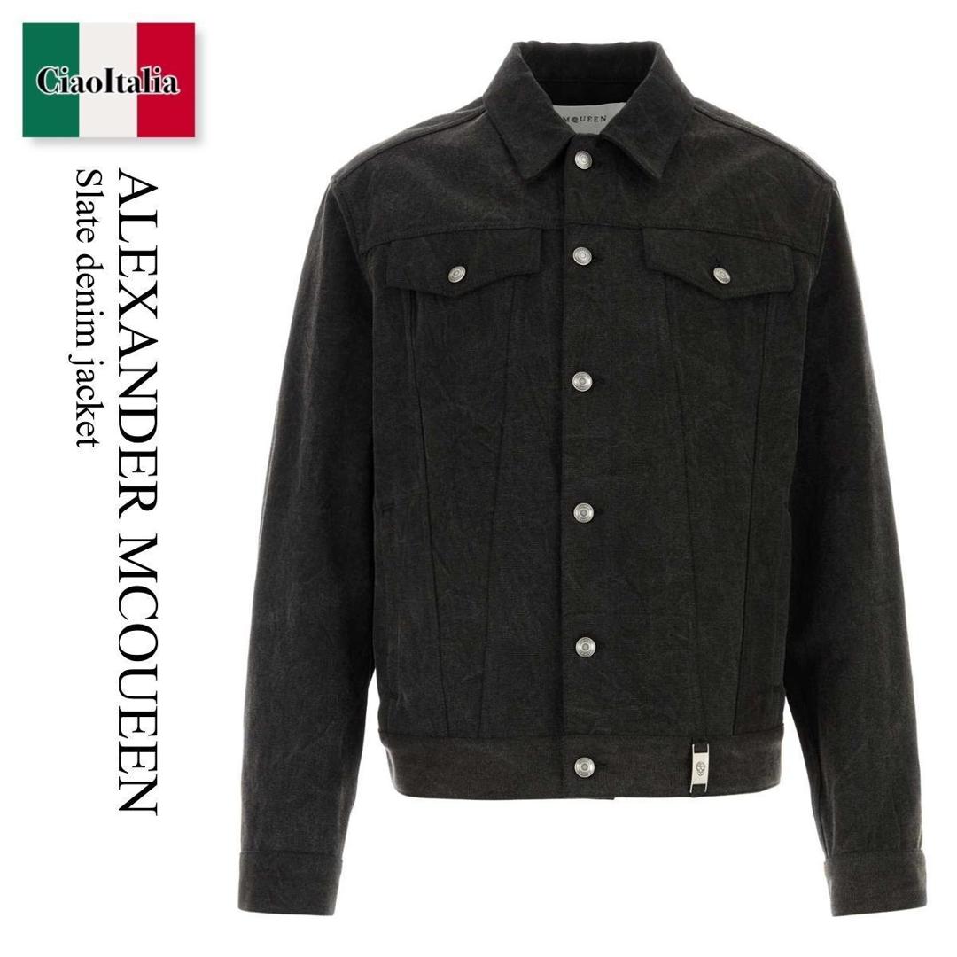 【数量限定・在庫限り・早い者勝ち!】 アレキサンダー・マックイーン / Alexander Mcqueen Slate Denim Jacket / 806949 QSABD / 806949 QSABD 1298 / 806949QSABD / 806949QSABD 1298 / 806949QSABD1298 / デニムジャケット|Ciao Italia