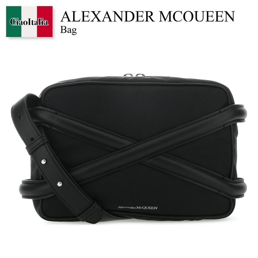 新着 関税送料込み alexander mcqueen レザークロスボディバッグ アレキサンダーマックイーン Alexander McQueen 【メンズ