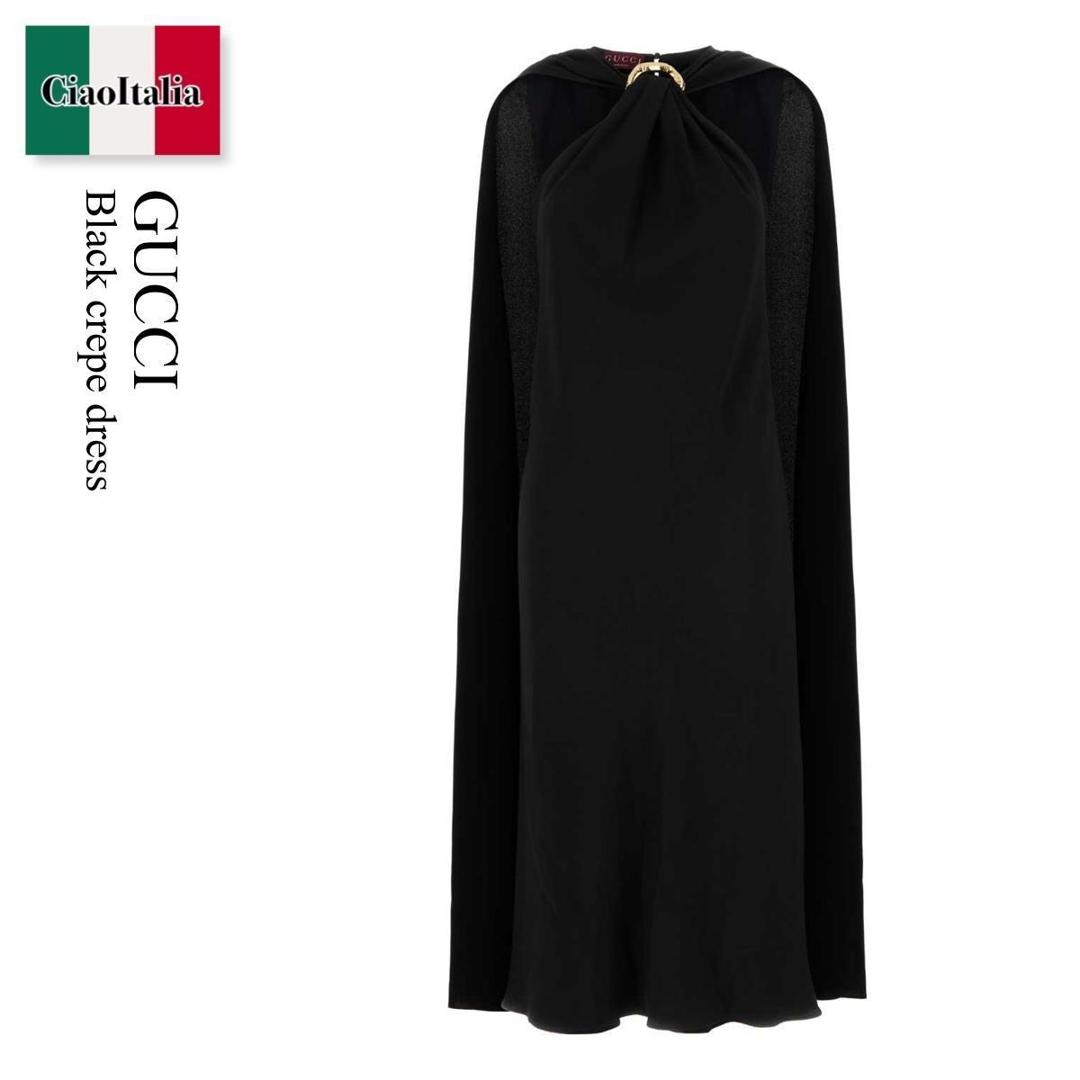 ワンピースその他 GUCCI SILK CHIFFON MINIDRESS WITH COLLAR ワンピース Gucci Silk Chiffon Minidress With Collar Gucci