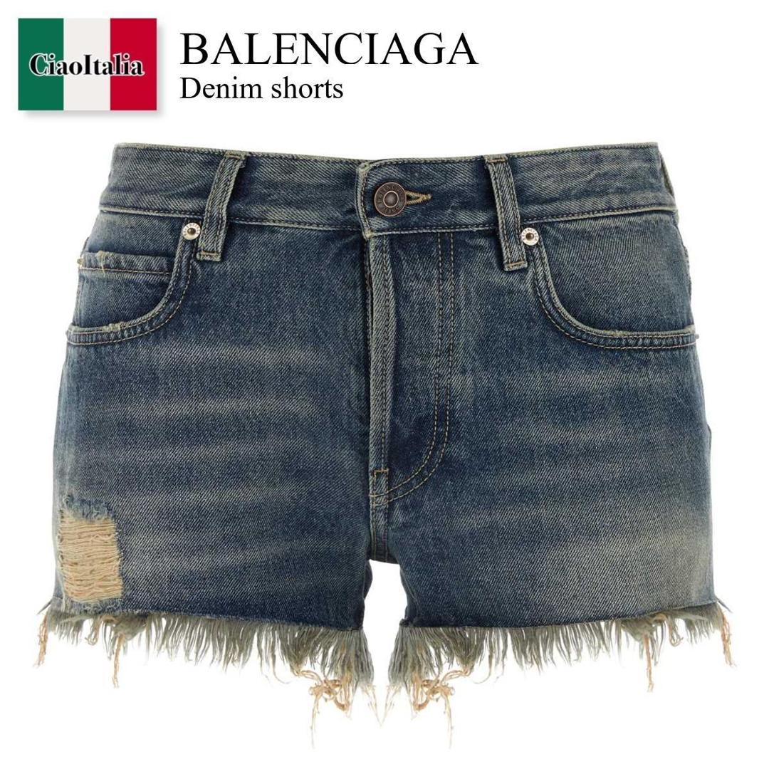 【楽天市場】【数量限定・在庫限り・早い者勝ち！】 バレンシアガ / Balenciaga Denim Shorts / 793948 ...