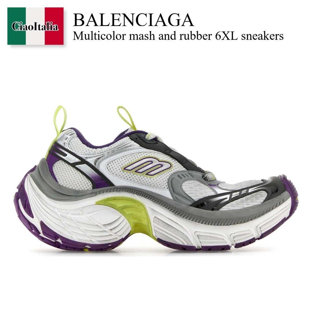 Balenciaga Women Multicolor Mesh And Rubber 6Xl Sneakers