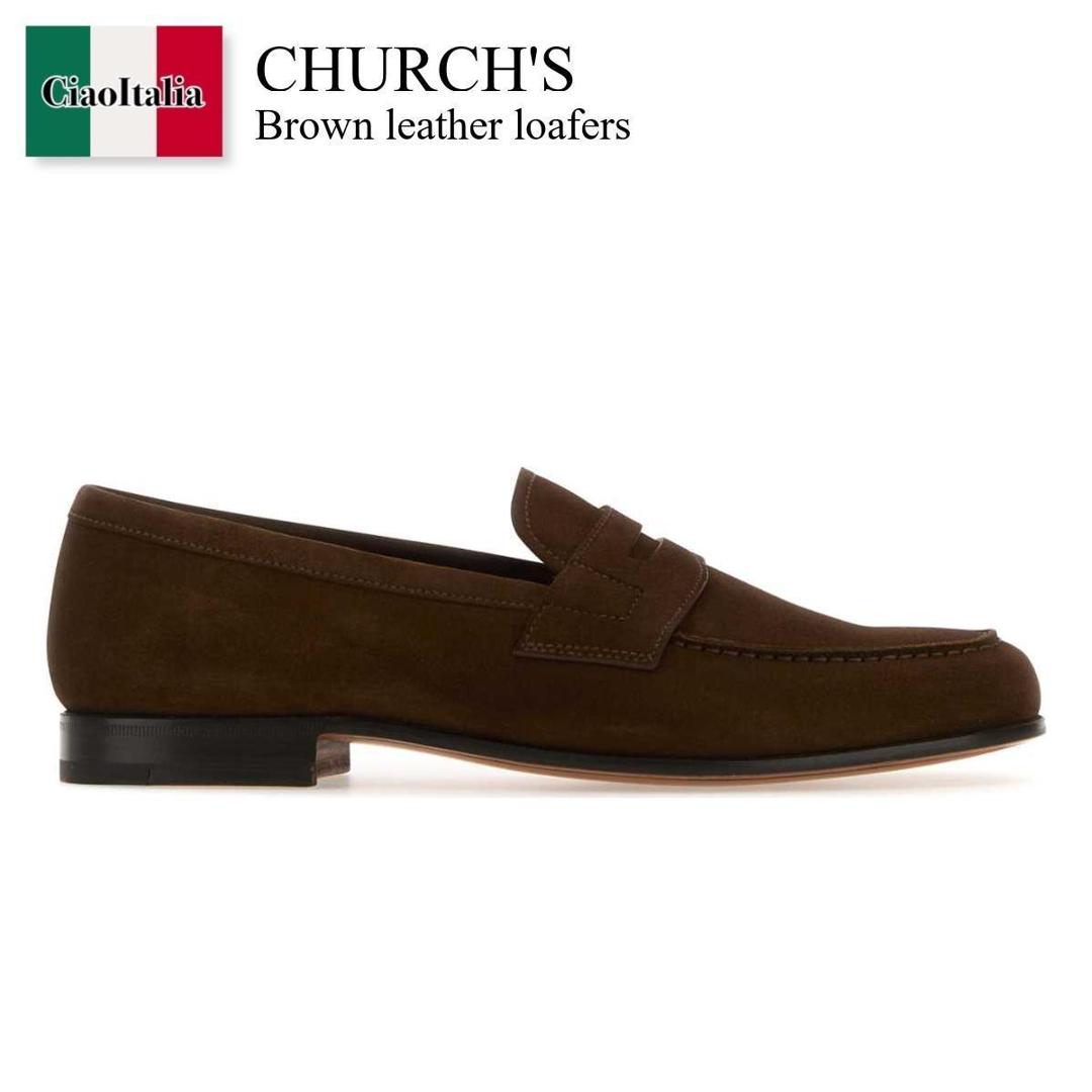 【数量限定・在庫限り・早い者勝ち！】 チャーチ / Church'S Brown Leather Loafers / EDB137FG000009CA / EDB137FG000009CA F0AXO / EDB137FG000009CAF0AXO / ドレスシューズ・革靴・ビジネスシューズ