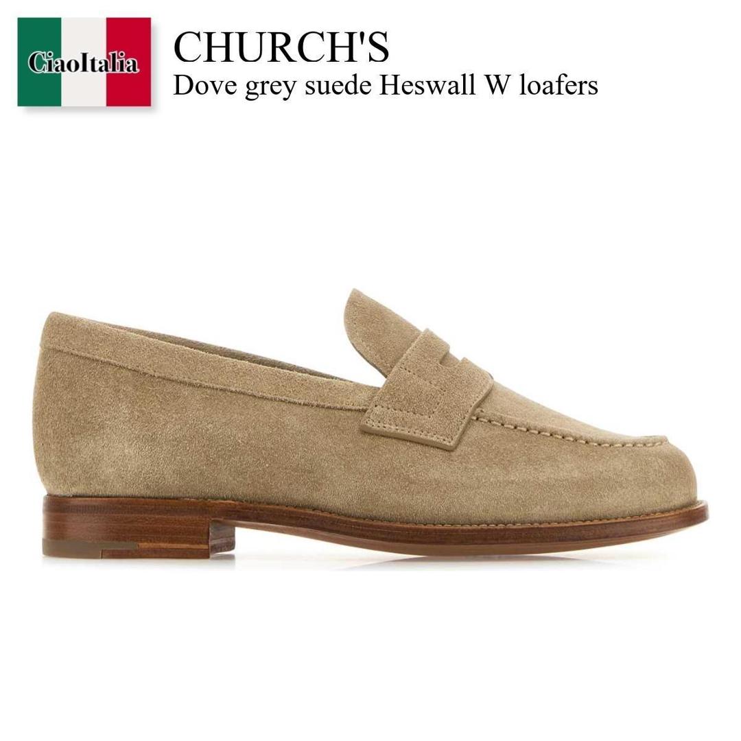 【量目押さえる・店卸し資産極限点・早め者制勝！】 教会堂 / Church\u0027S Dove Grey Suede Heswall W Loafers / DD00959CA / DD00959CA F0AHP / DD00959CAF0AHP / 置き目毛革・オックスフォード