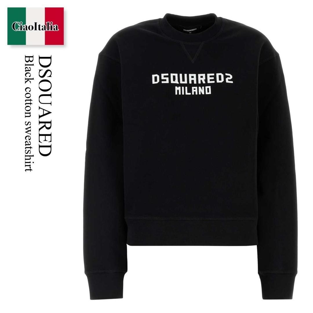 楽天市場】ディースクエアード DSQUARED2 スウェット ブラック メンズ
