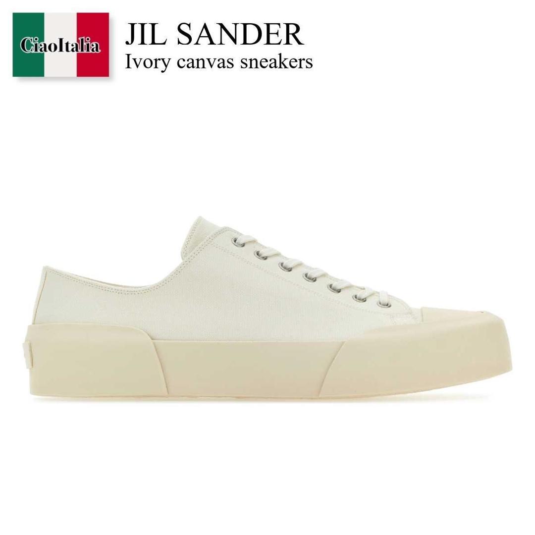 Jil Sander ジルサンダー スニーカー 23cm 白 サイズ23cm JIL SANDER（ジルサンダー）スニーカー 白 サイズ:EU37(23.5cm位