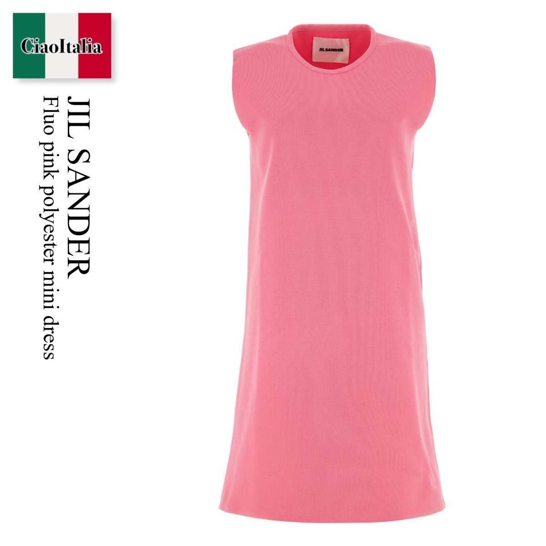 希少 JIL SANDER 上質 ノースリーブ Aライン デザイン ワンピース 希少 JIL SANDER 上質 ノースリーブ Aライン デザイン ワンピース