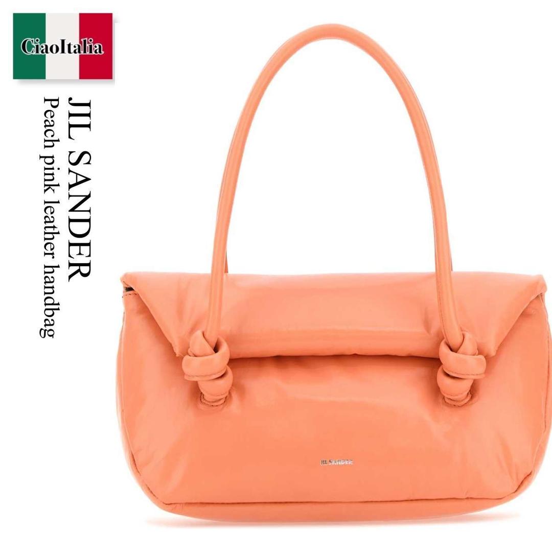 【数量限定・在庫限り・早い者勝ち！】 ジルサンダー / かばん / カバン / Jil Sander Peach Pink Leather Handbag / J07ZH0020P 6590 / J07ZH0020P 6590 639 / J07ZH0020P6590 / J07ZH0020P6590 639 / J07ZH0020P6590639 / ハンドバッグ