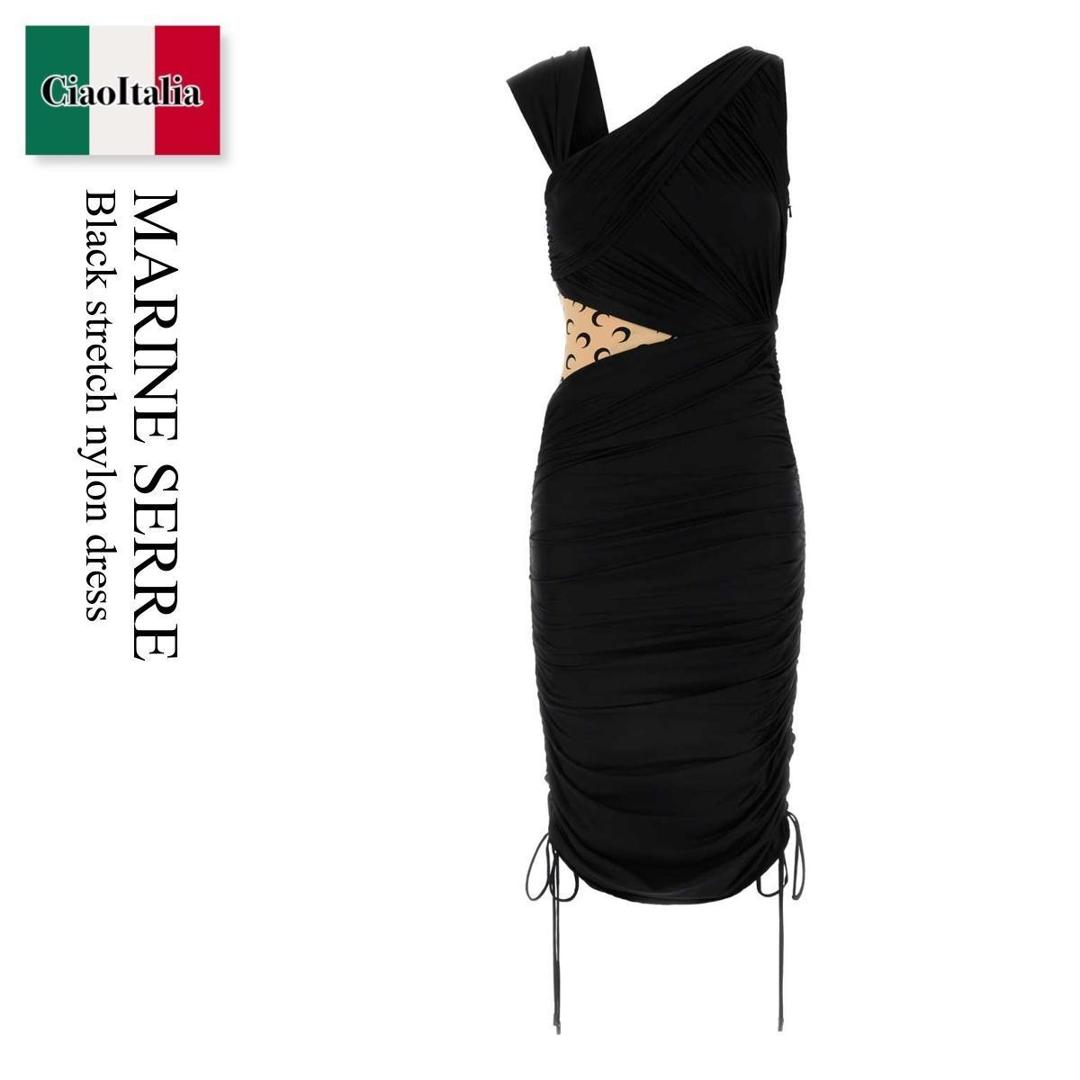 マリーンセル　marine serre ワンピース MARINE SERRE Marine Serre マリーン セル ワンピース Organic cotton