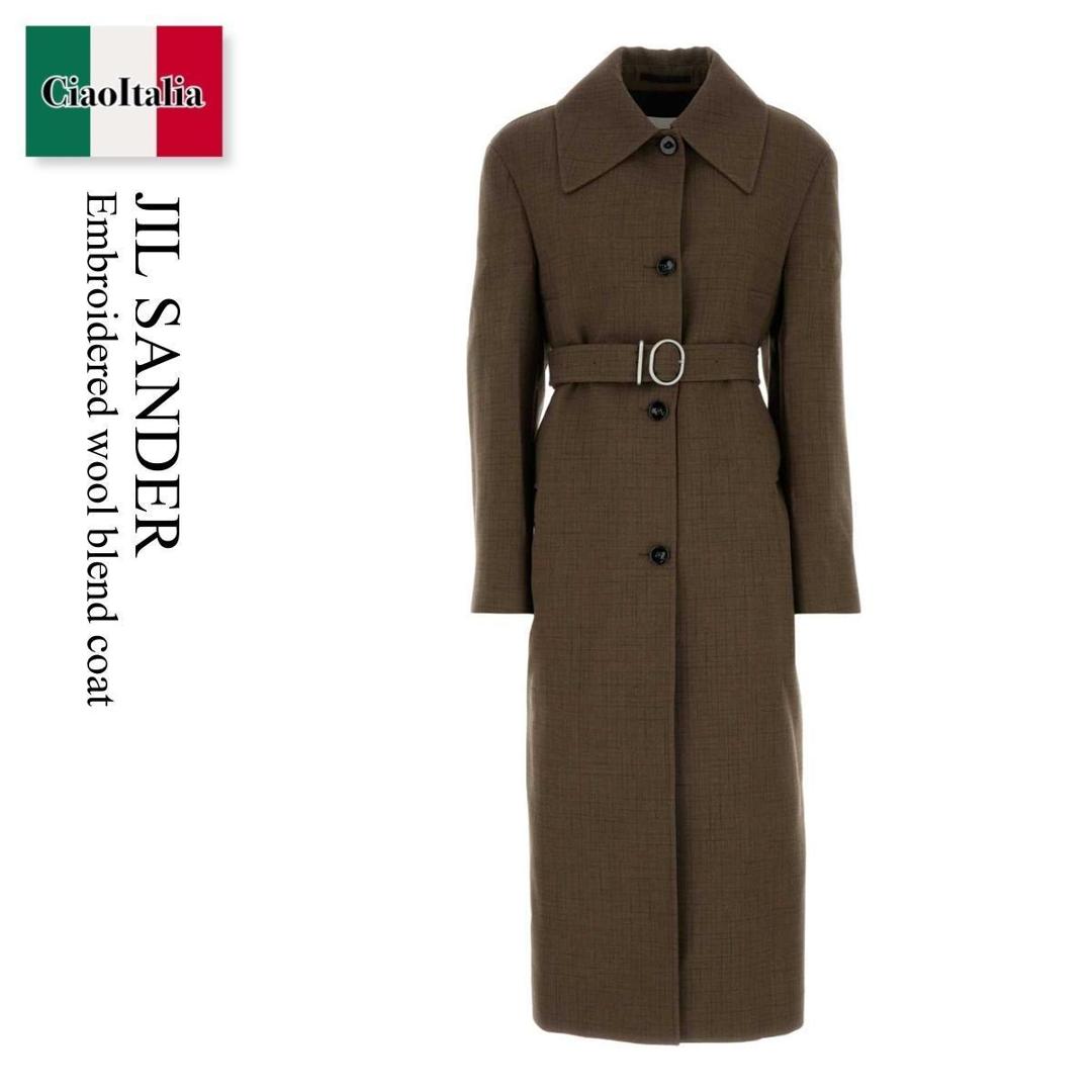 【数量限定・在庫限り・早い者勝ち！】 ジルサンダー / Jil Sander Embroidered Wool Blend Coat / J03AA0188J 40202 / J03AA0188J 40202 291 / J03AA0188J40202 / J03AA0188J40202 291 / J03AA0188J40202291 / コート｜Ciao Italia 150,025円