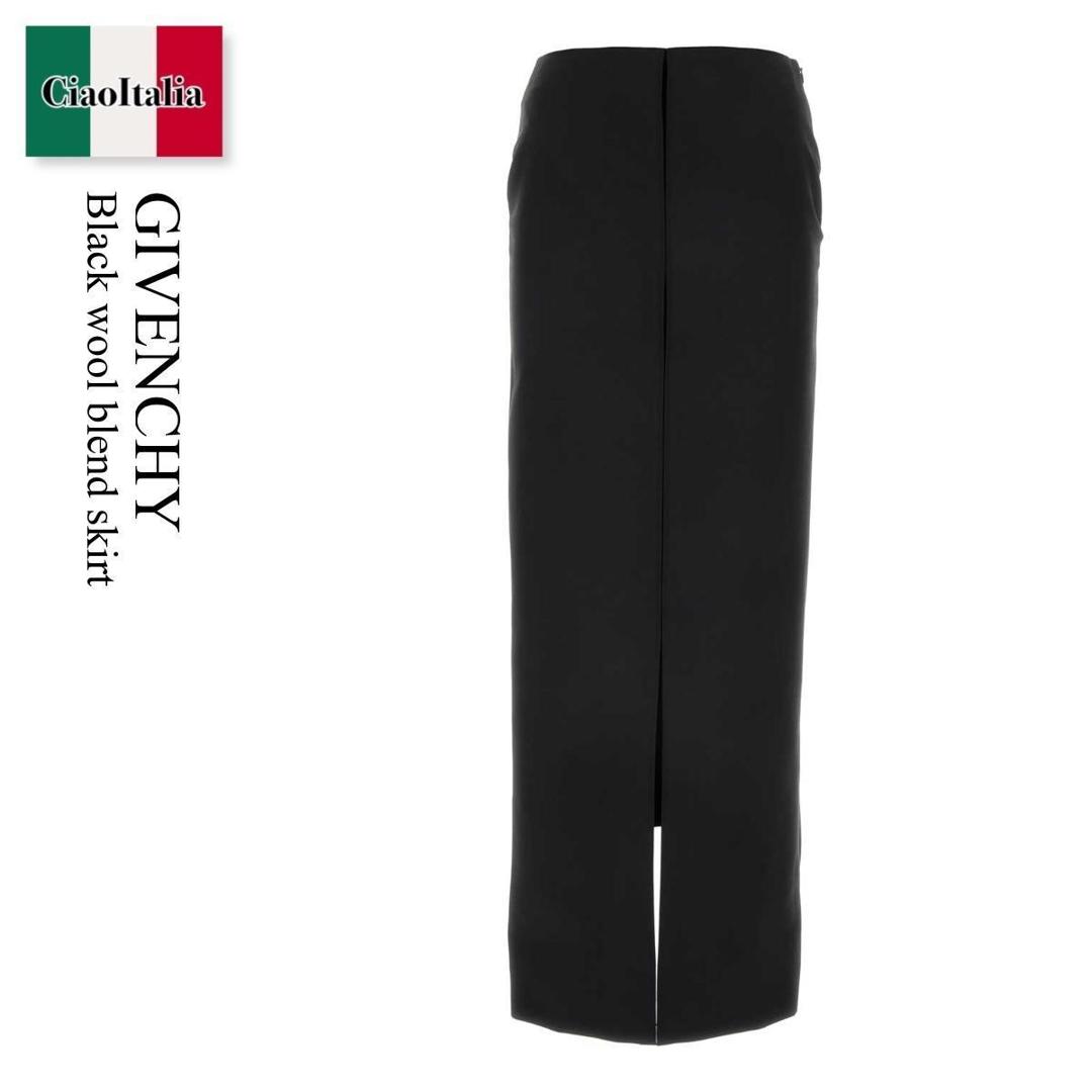 【数量限定・在庫限り・早い者勝ち！】 ジバンシィ / Givenchy Black Wool Blend Skirt / BW40U5100H / BW40U5100H 001 / BW40U5100H001 / スカート｜Ciao Italia