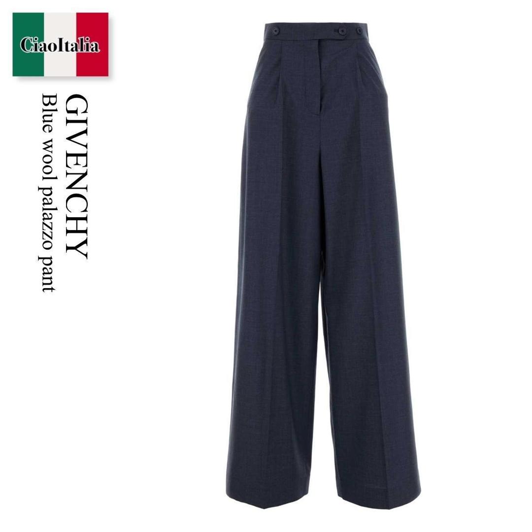 【数量限定・在庫限り・早い者勝ち！】 ジバンシィ / Givenchy Blue Wool Palazzo Pant / BW515715V5 / BW515715V5 457 / BW515715V5457 / パンツ｜Ciao Italia