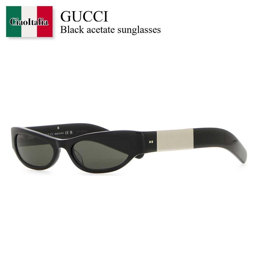 【数量限定・在庫限り・早い者勝ち！】 グッチ / Gucci Black Acetate Sunglasses / 769798 J0740 / 769798 J0740 1012 / 769798J0740 / 769798J0740 1012 / 769798J07401012 / サングラス
