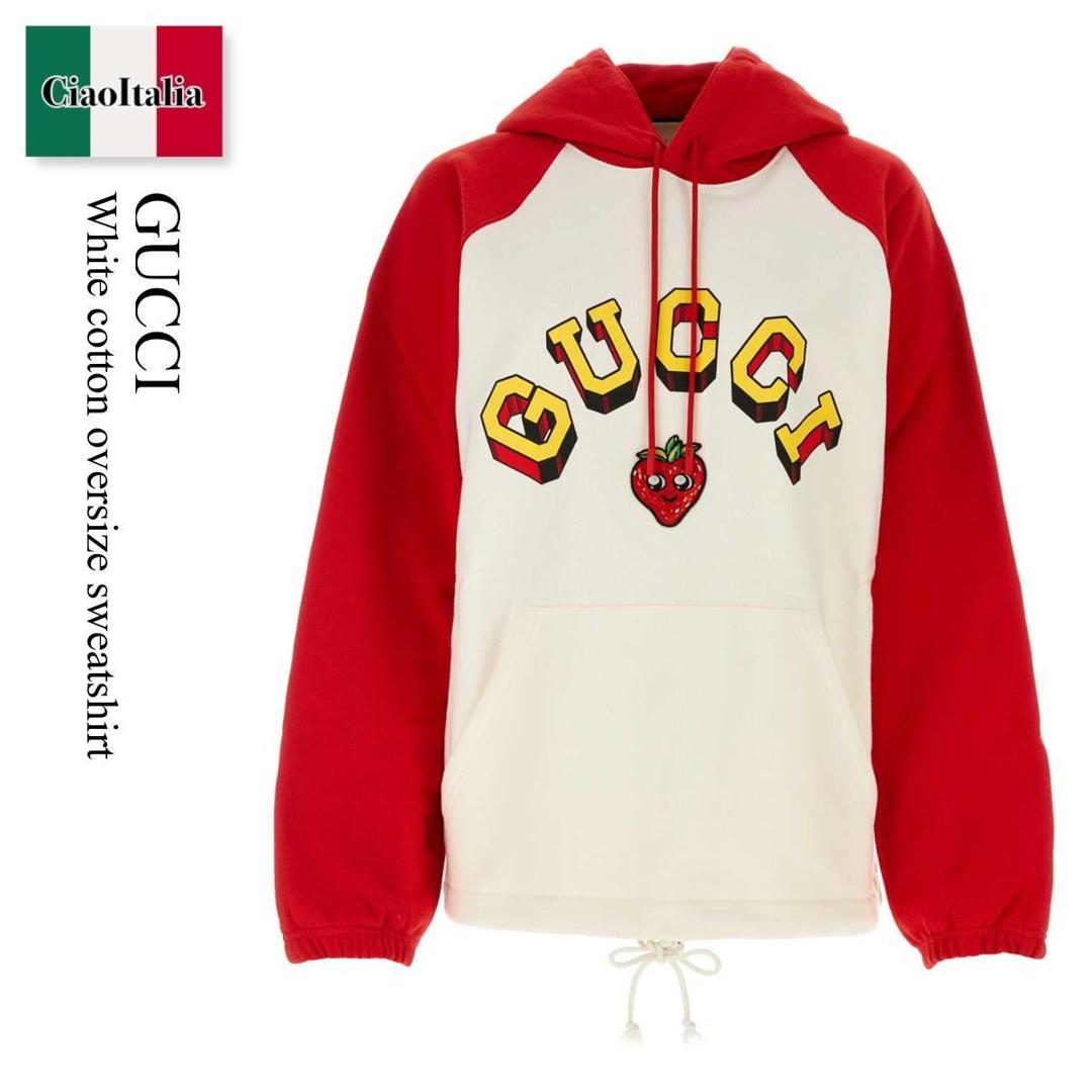 GUCCI グッチ ハイビスカス刺繍 ヴ ィンテージロゴプリントパーカー GUCCI グッチ ハイビスカス刺繍 ヴ ィンテージロゴプリント