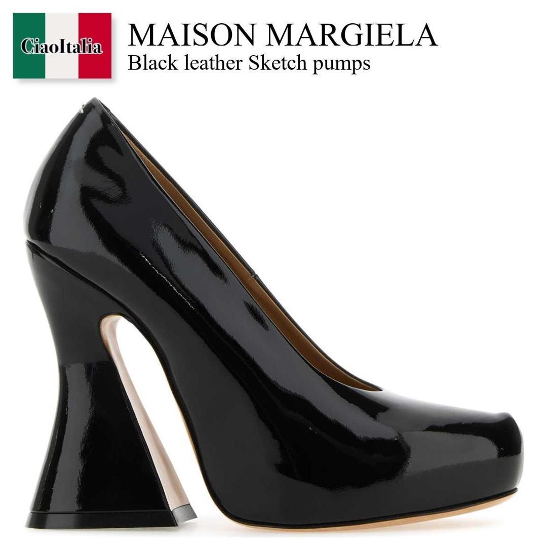 値下げ！MM6 Maison Margiela ブラック パンプス【新品】 エムエム 6 メゾンマルジェラ MM6 Maison Margiela パンプス