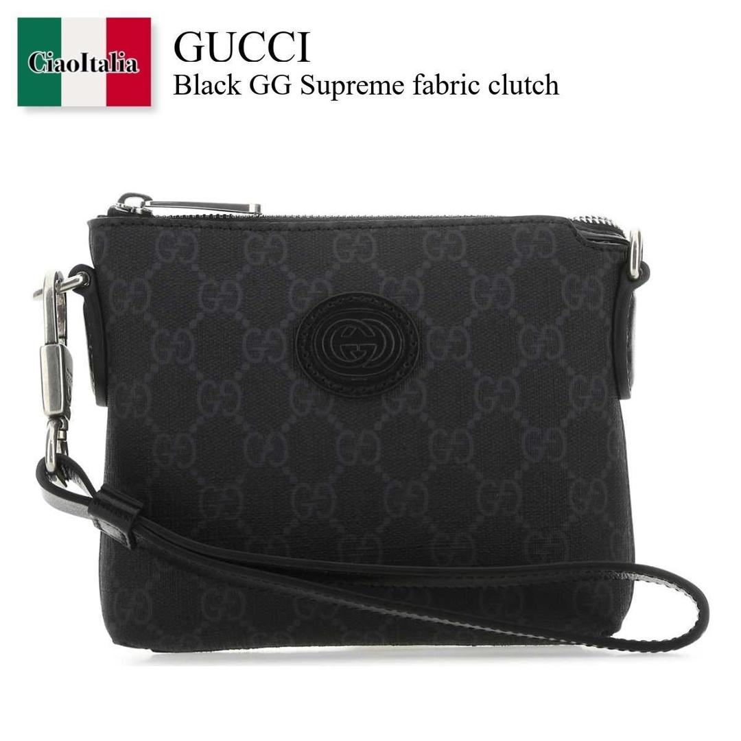 【物量制限事項・店卸し資産極限点・早め者制覇！】 グッチ / かばん / 鞄 / Gucci Black Gg Supreme Fabric Clutch / 723306 92THN / 723306 92THN 1000 / 72330692THN / 72330692THN 1000 / 72330692THN1000 / クラッチペダル御徒面子