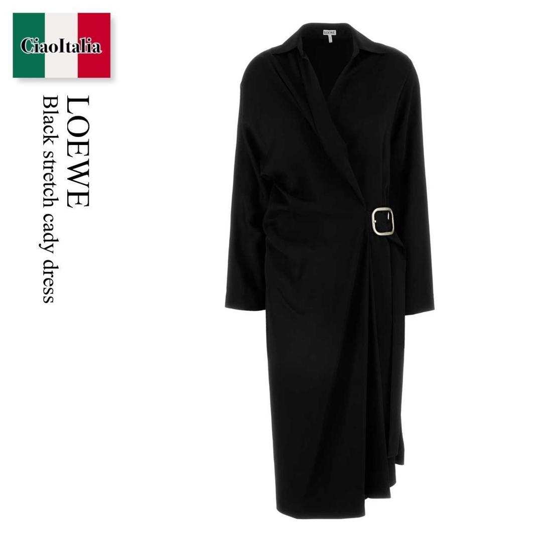 楽天市場】ロエベ ワンピース アナグラムチュニックドレス パープル