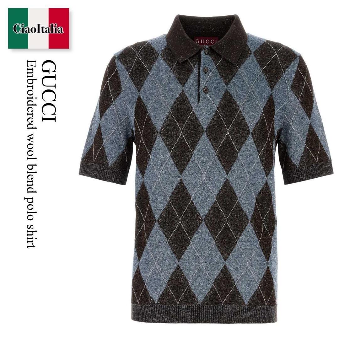 GUCCI  メンズ　ポロシャツ 楽天市場】グッチ ポロシャツ メンズ GUCCI 737656 XJF4U 3754