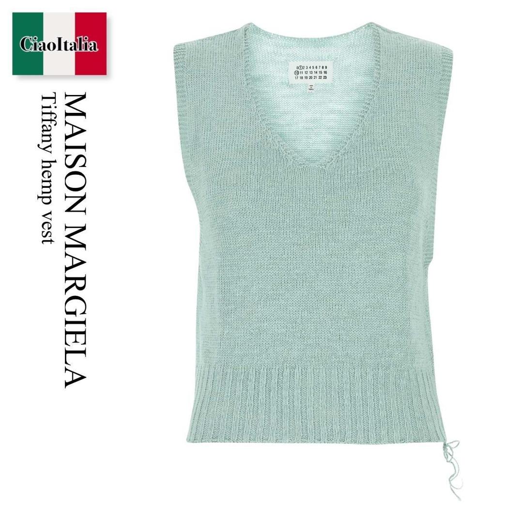 【寸法押さえる・店卸し資産境界線・早め者制覇！】 住み家 マルジェラ / Maison Margiela Tiffany Hemp Vest / S51FB0078 M13099 / S51FB0078 M13099 545 / S51FB0078M13099 / S51FB0078M13099 545 / S51FB0078M13099545 / より良い・ジレ