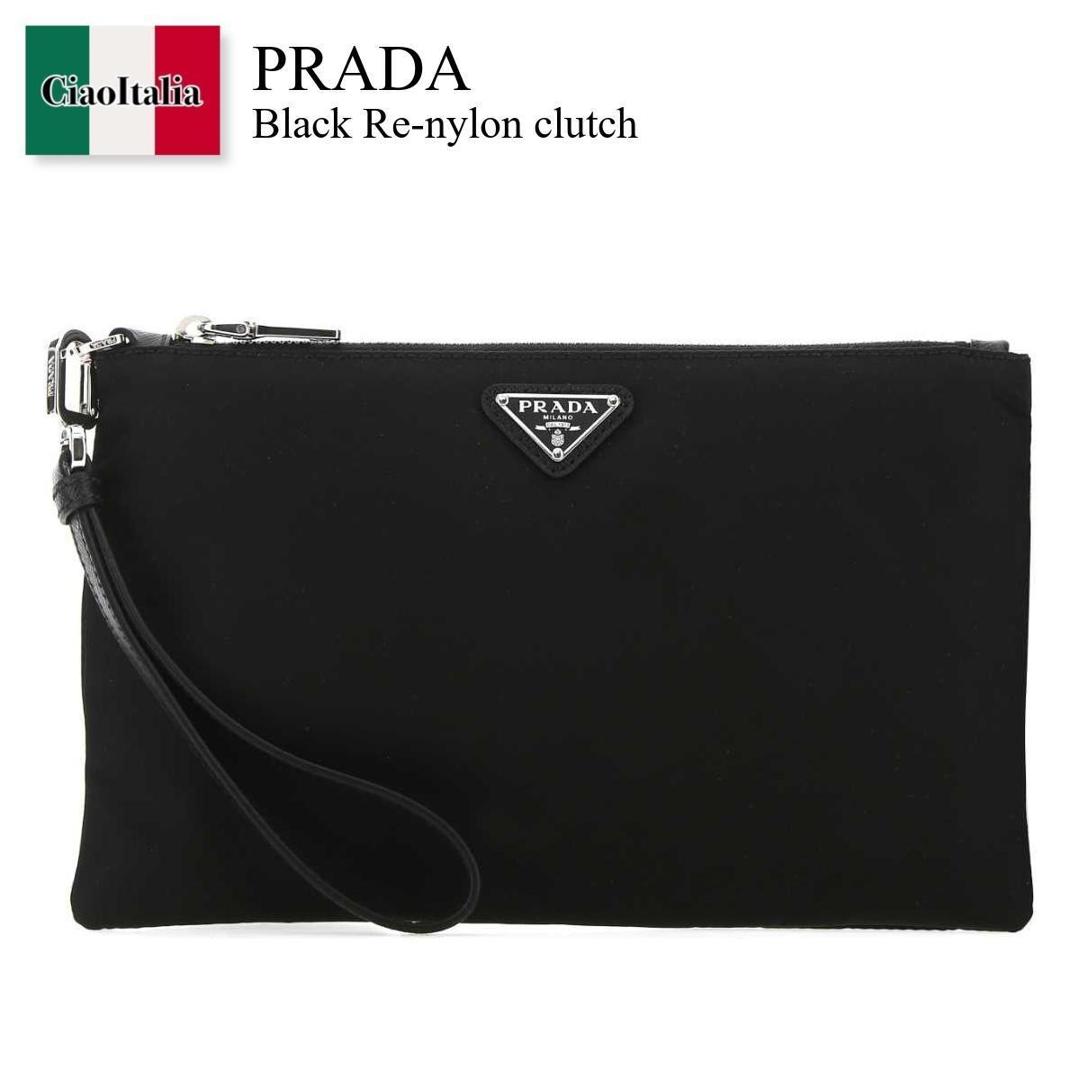 楽天市場】プラダ PRADA ポーチ Re-Nylon トライアングルロゴ