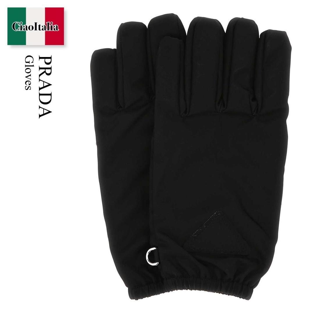 【寸法押さえる・店卸し資産境界線・早め者制覇！】 プラダ / Prada Gloves / 2GG170 F0002 / 2GG170 1WQ8 F0002 / 2GG1701WQ8 / 2GG1701WQ8 F0002 / 2GG1701WQ8F0002 / グローブ