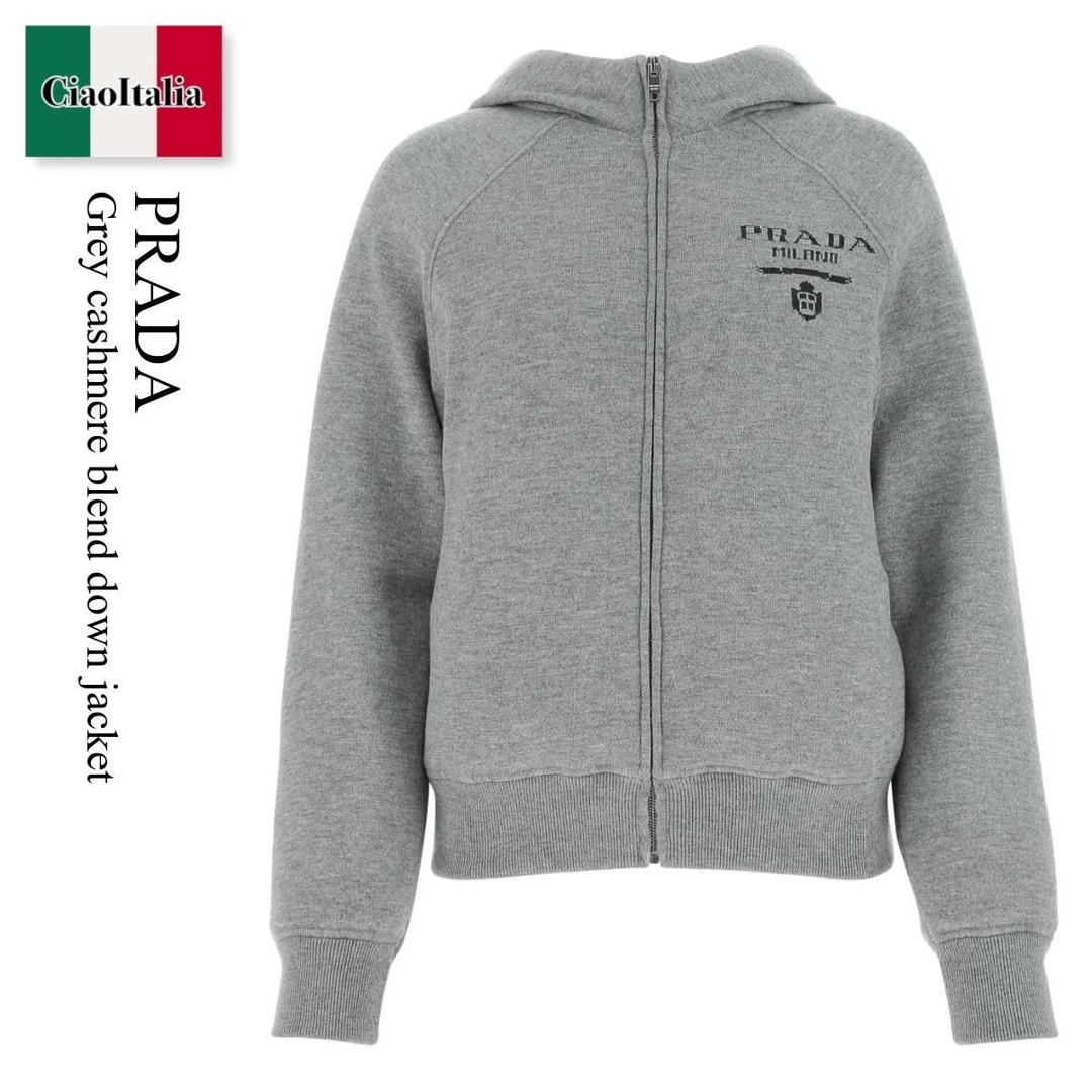 PRADA プラダ ウール ジップアップ フードジャケット ブルゾン M グレー 楽天市場】PRADA プラダ ファージャケット MONTONE UPS611 13C5