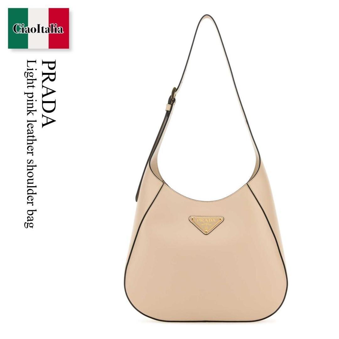 【量目制限事項・店卸し資産区分線・早め者戦勝！】 プラダ / かばん / 鞄 / Prada Light Pink Leather Shoulder Bag / 1BC196 F03MV / 1BC196 2AIX F03MV / 1BC1962AIX / 1BC1962AIX F03MV / 1BC1962AIXF03MV / ショルダーバッグ・ポシェット バッグ・小物・ブランド雑貨-レディースバッグ-ショルダーバッグ・メッセンジャーバッグ