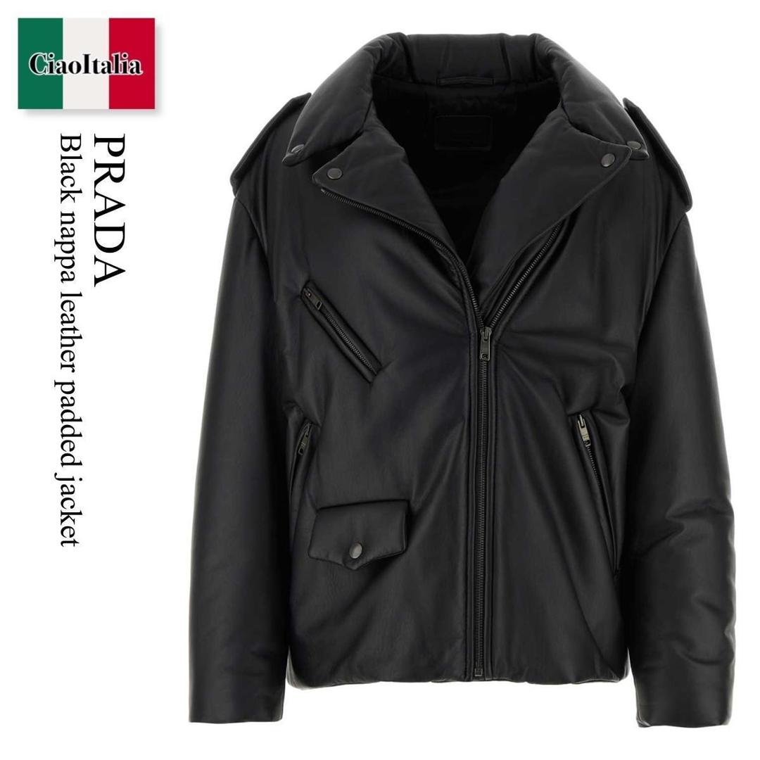 PRADA ブラック ジャンパー 楽天市場】【クリスマスセールΩ】【返品可】プラダ PRADA ナッパ