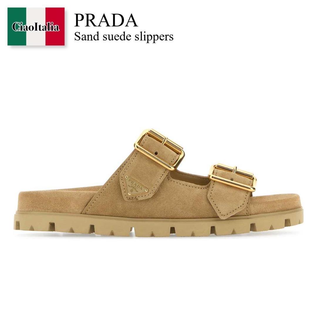 プラダ 切子柄￼デザイン 36.5くらい プラットホーム サンダル プラダ